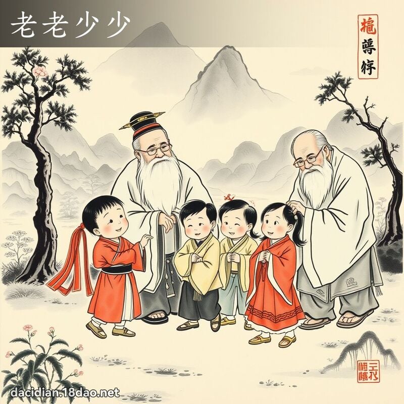 老老少少 配图