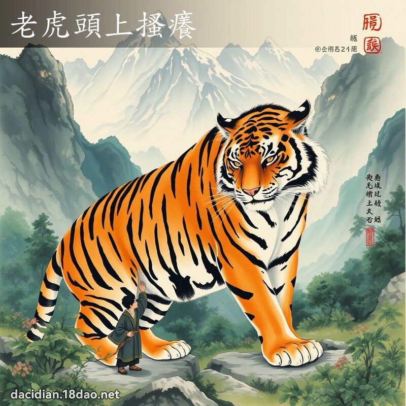 老虎头上搔痒 配图