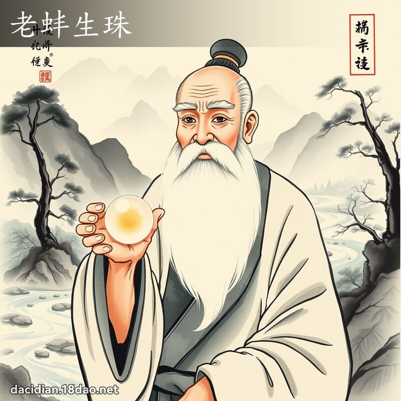 老蚌生珠 配图