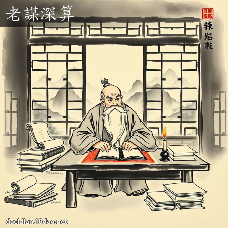 老谋深算 配图