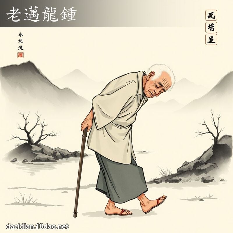 老迈龙钟 配图
