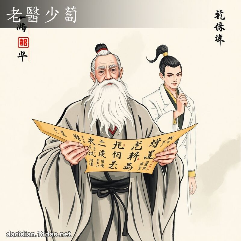 老医少卜 配图