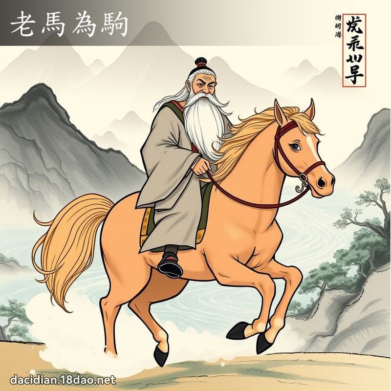 老马为驹 配图