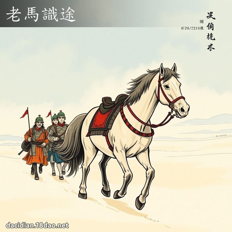 老马识途 配图