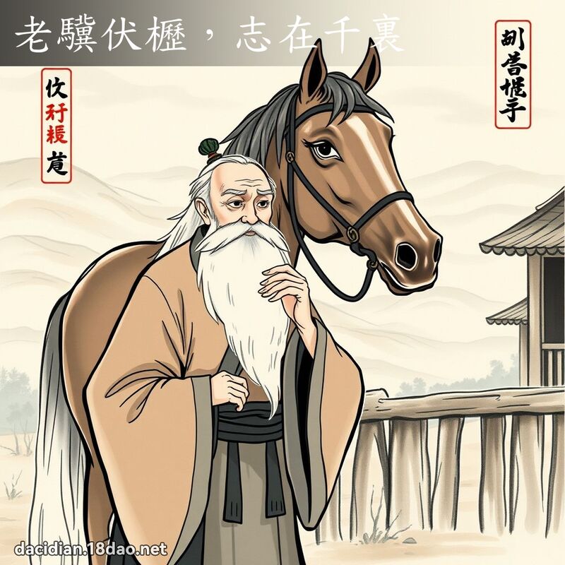 老驥伏櫪,志在千裏 配图