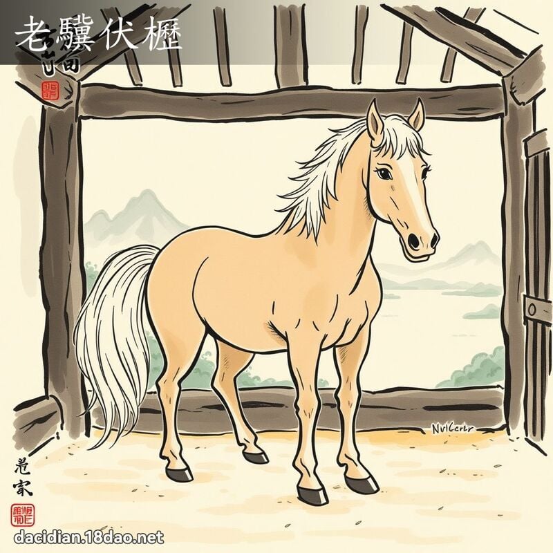 老驥伏櫪 配图