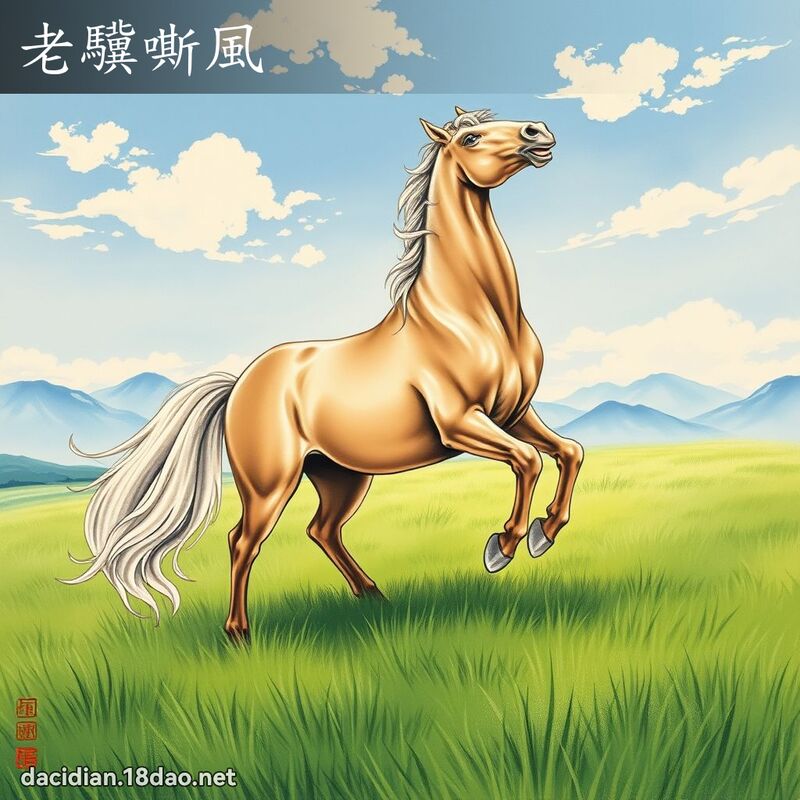 老驥嘶风 配图