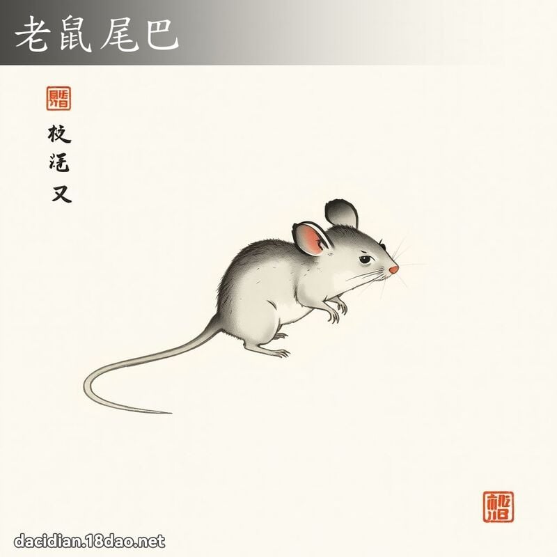 老鼠尾巴 配图