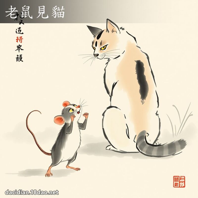 老鼠见猫 配图