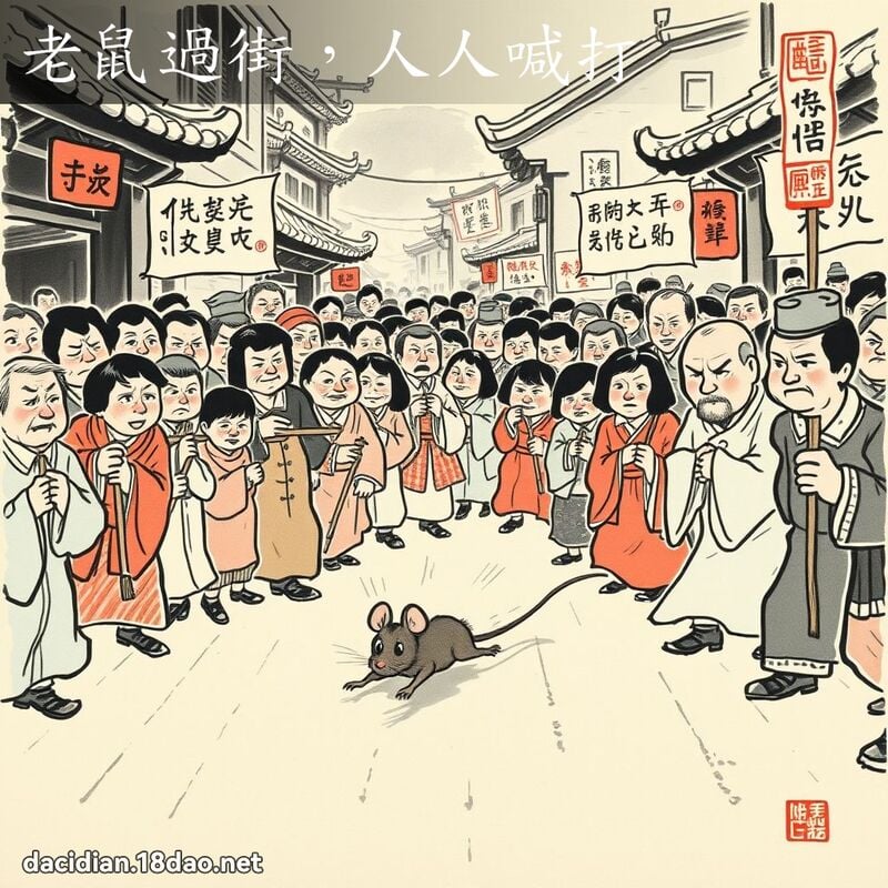 老鼠过街,人人喊打 配图