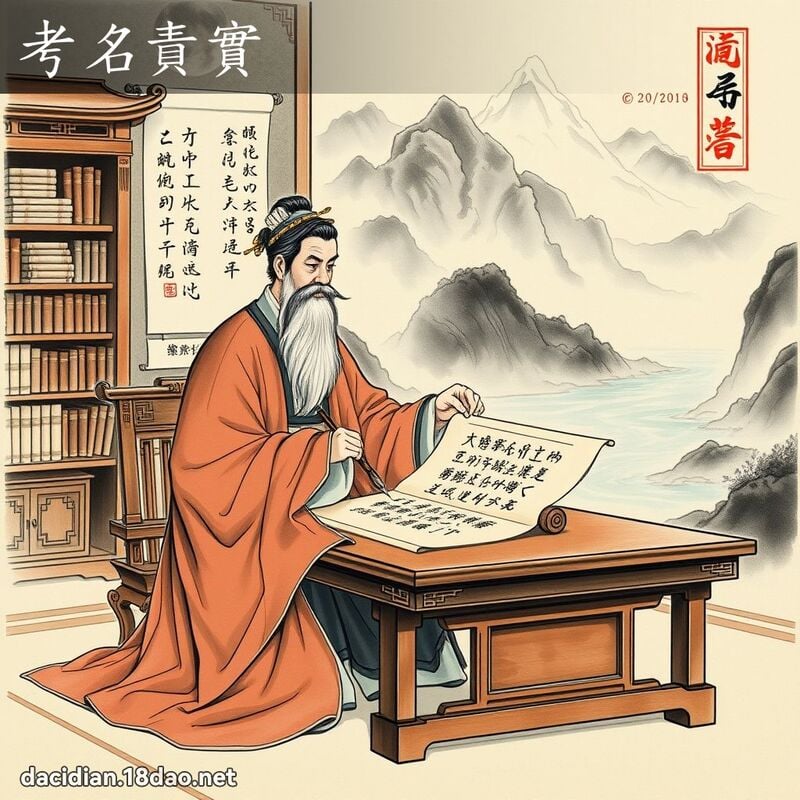 考名责实 配图