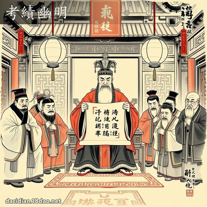 考绩幽明 配图