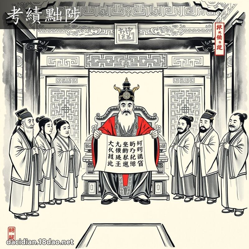 考绩黜陟 配图