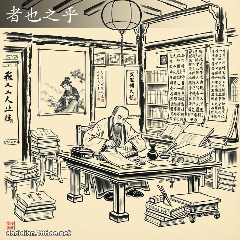 者也之乎 配图