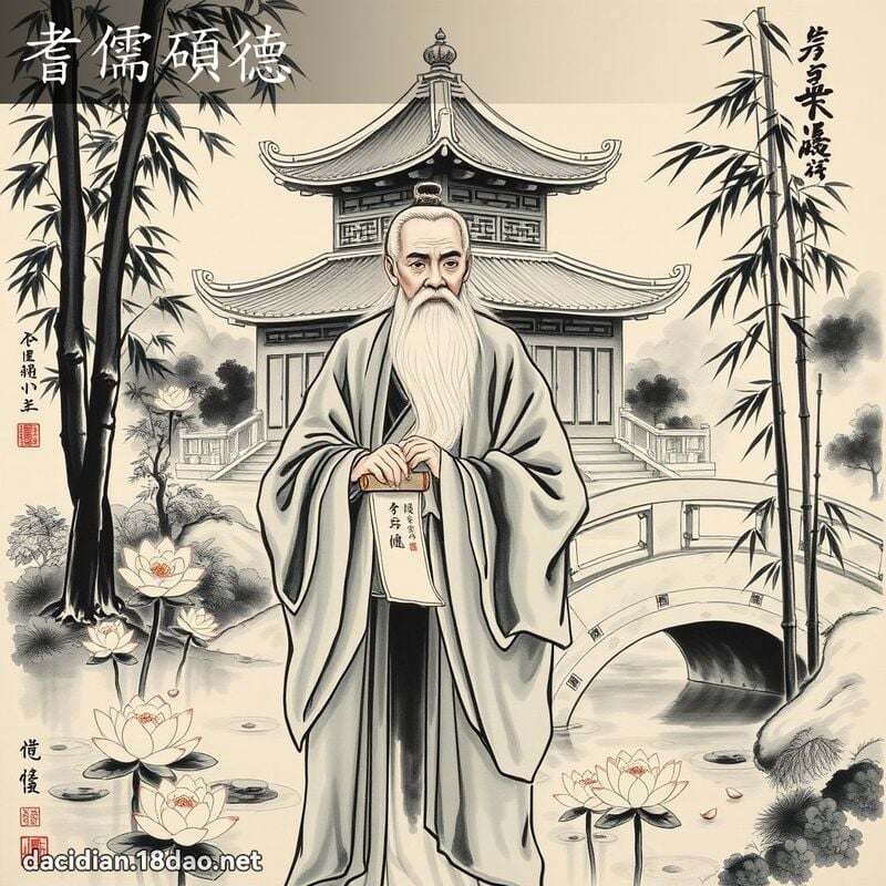 耆儒硕德 配图