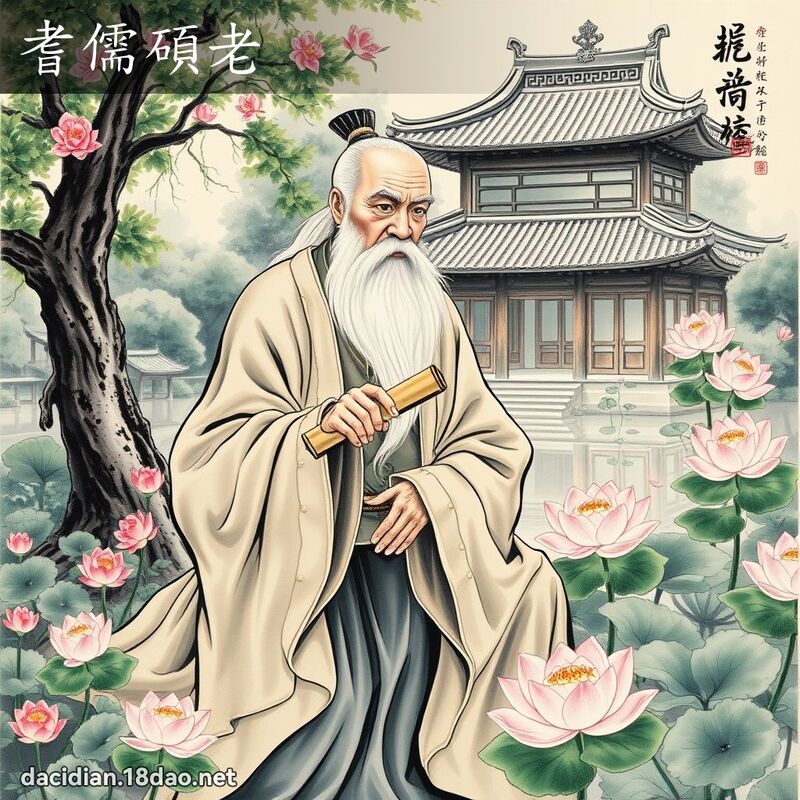 耆儒硕老 配图