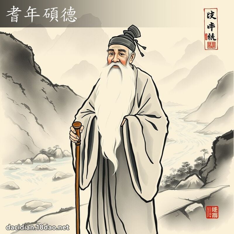 耆年硕德 配图