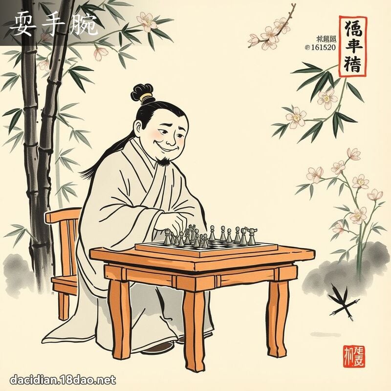 耍手腕 配图