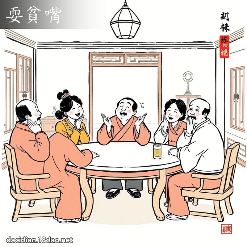 耍贫嘴 配图