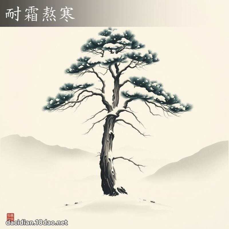 耐霜熬寒 配图