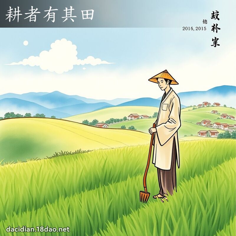 耕者有其田 配图