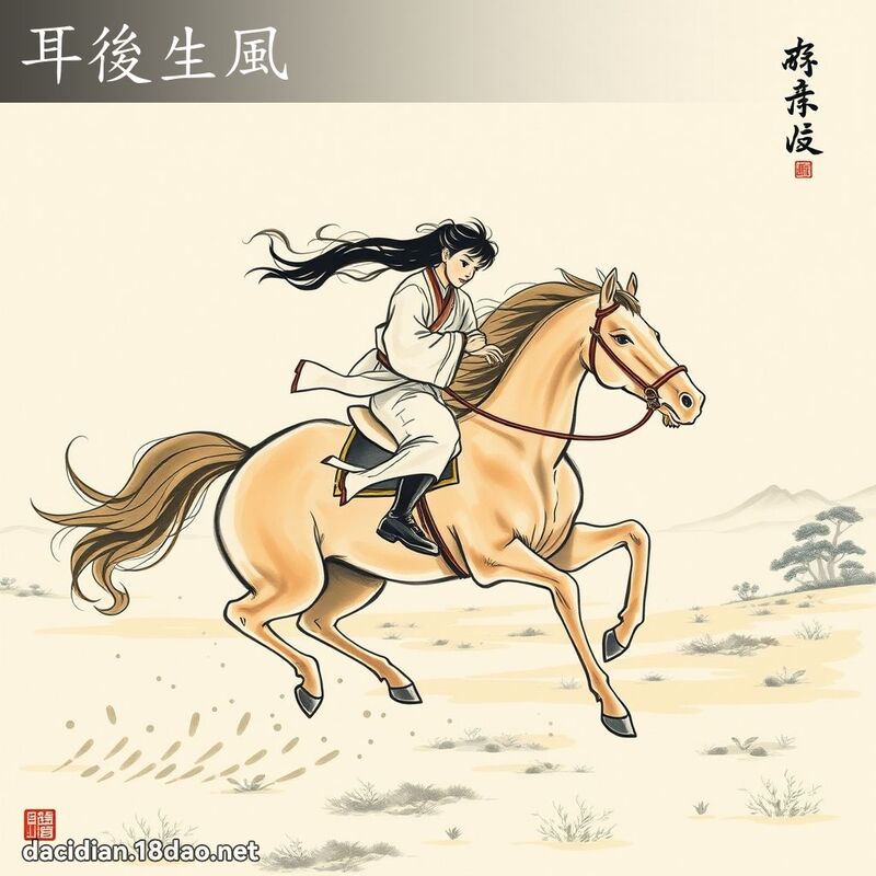 耳后生风 配图