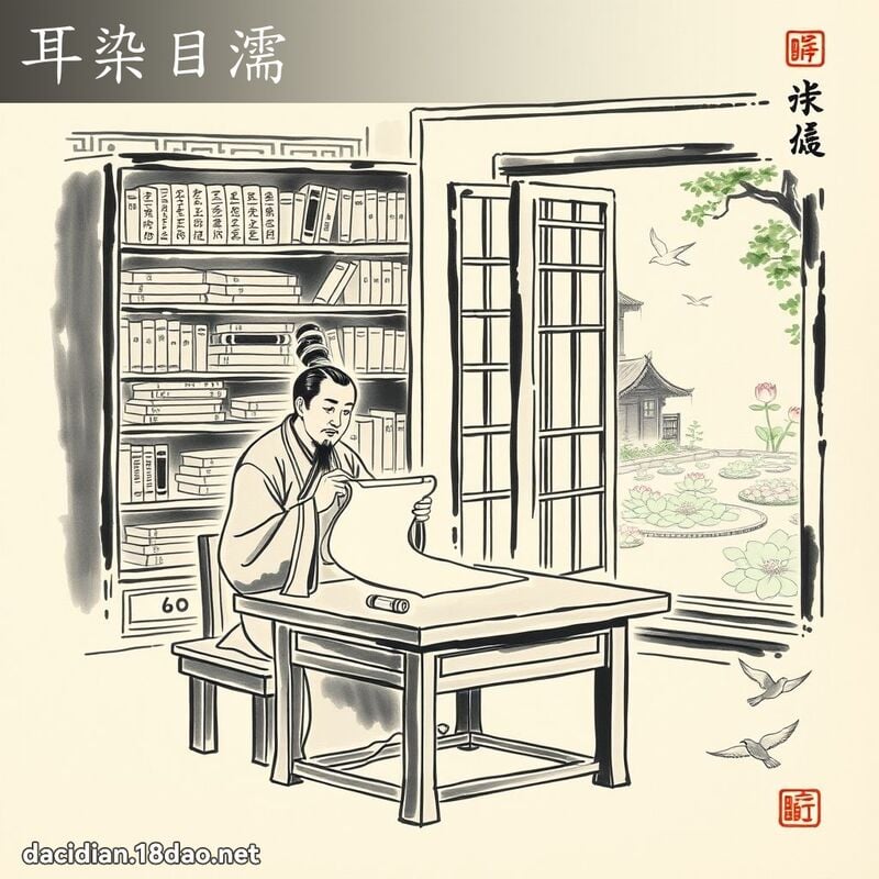 耳染目濡 配图