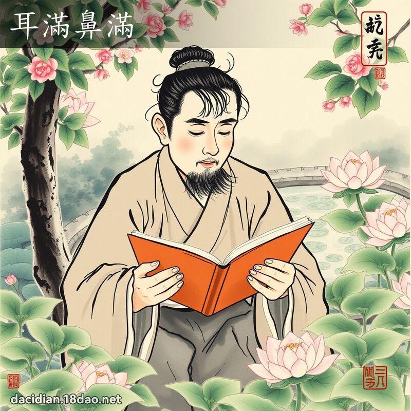 耳满鼻满 配图