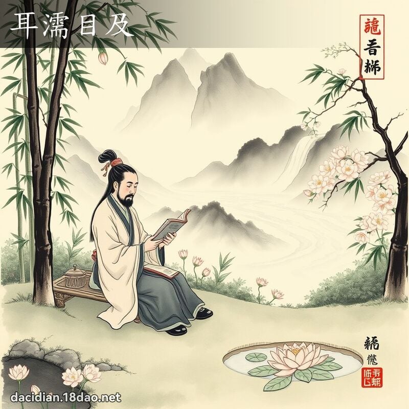 耳濡目及 配图