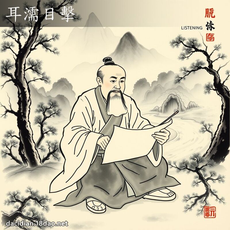 耳濡目击 配图