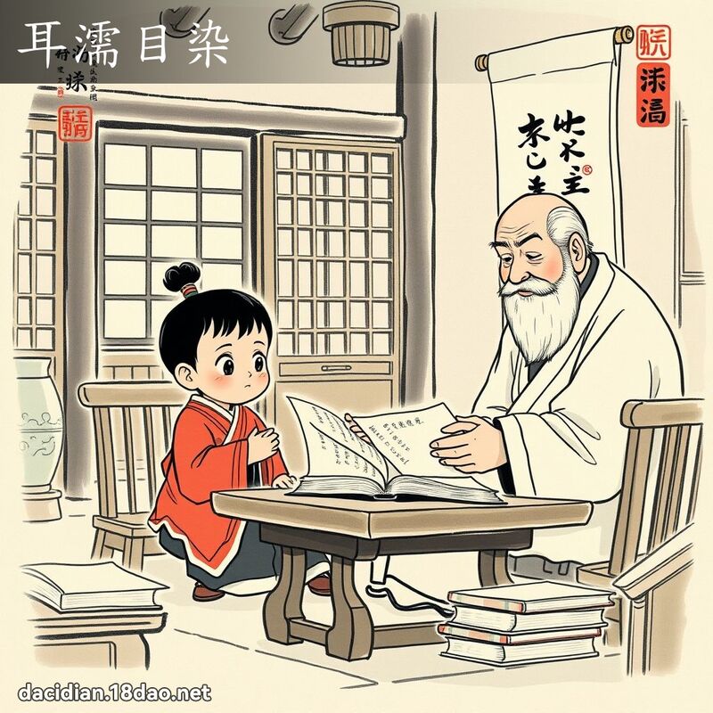 耳濡目染 配图
