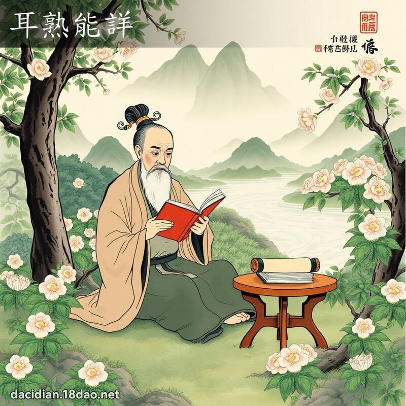 耳熟能详 配图