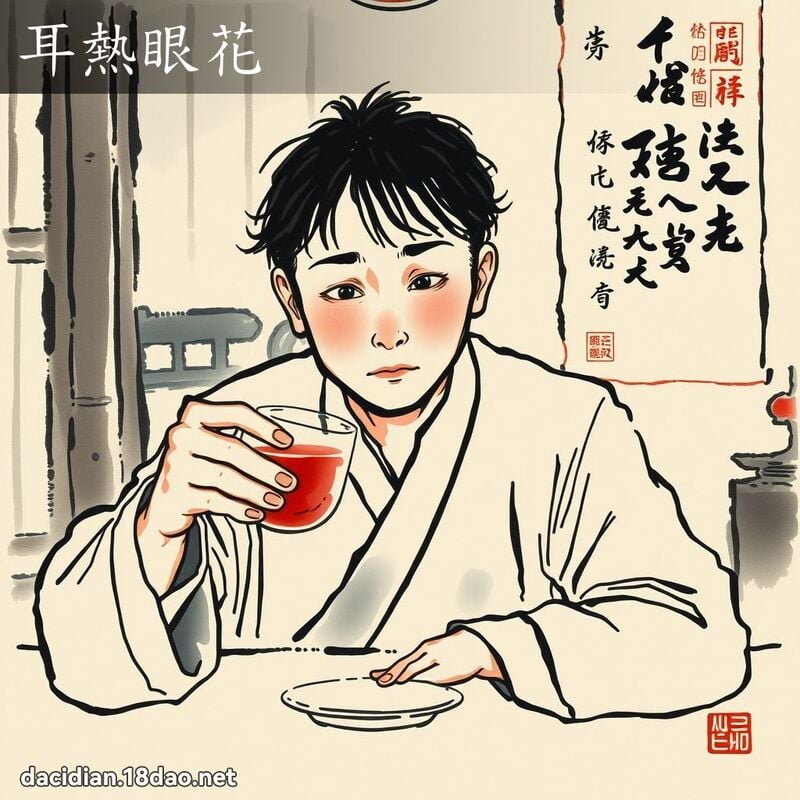 耳热眼花 配图