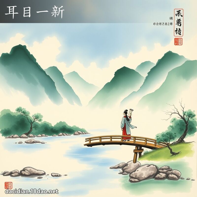 耳目一新 配图