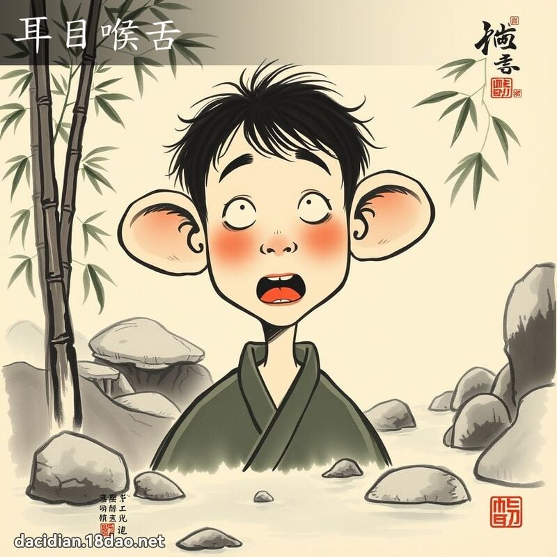 耳目喉舌 配图