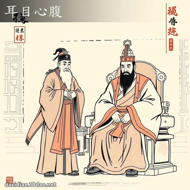 耳目心腹 配图