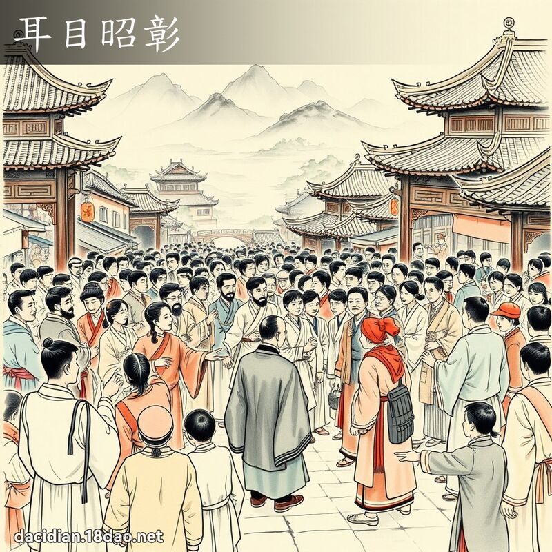 耳目昭彰 配图