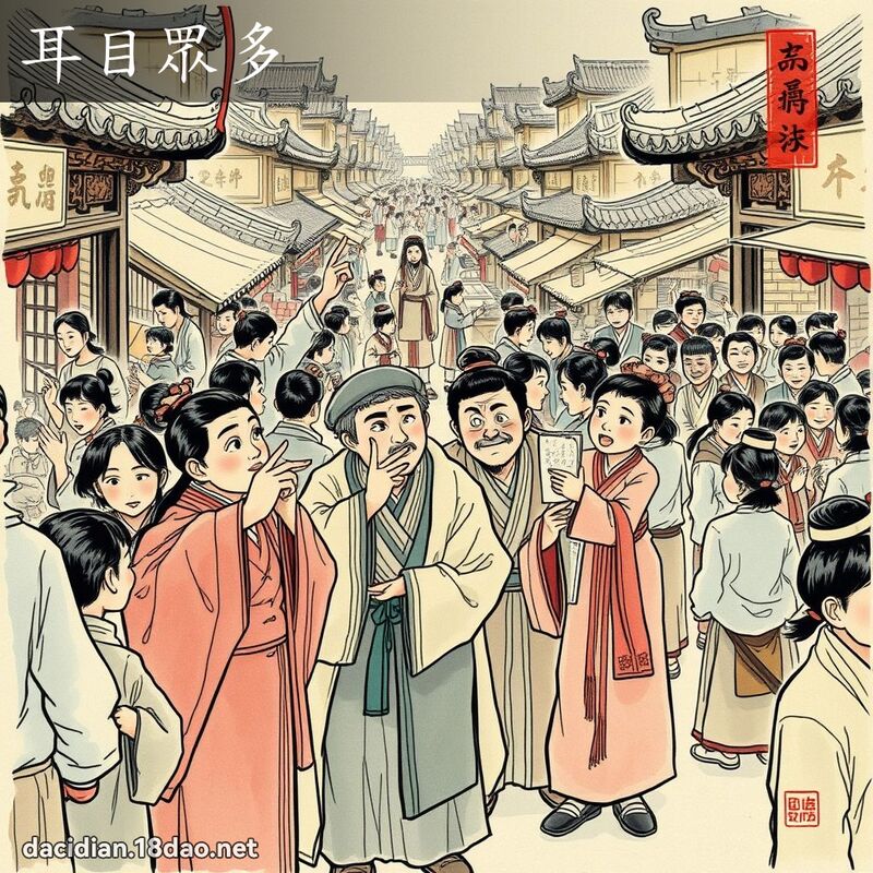 耳目眾多 配图
