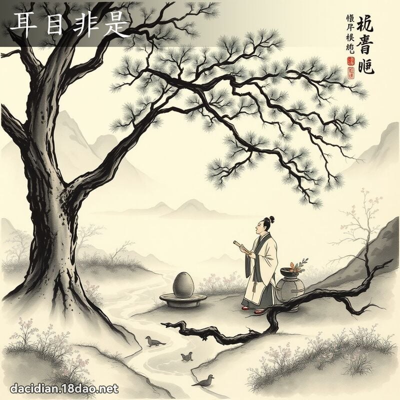 耳目非是 配图