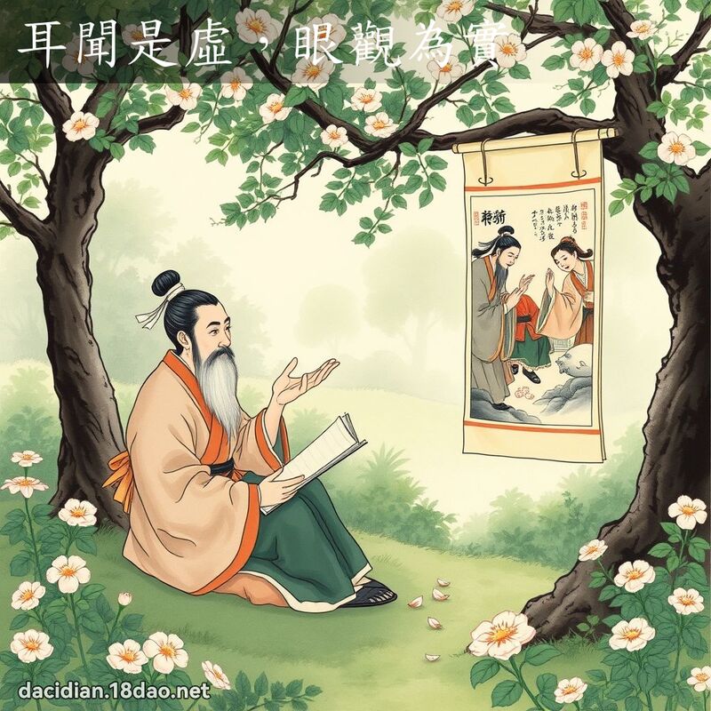 耳闻是虚,眼观为实 配图