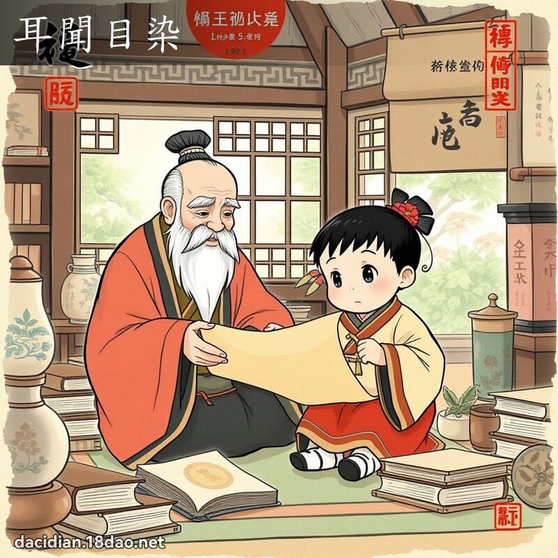 耳闻目染 配图