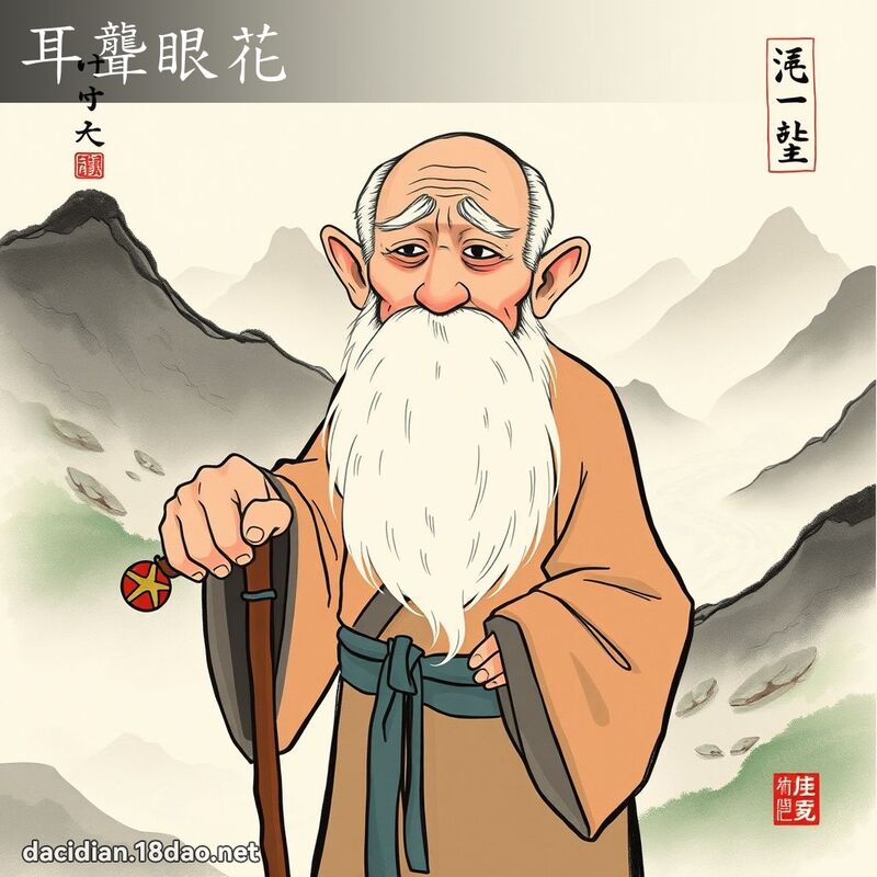 耳聋眼花 配图