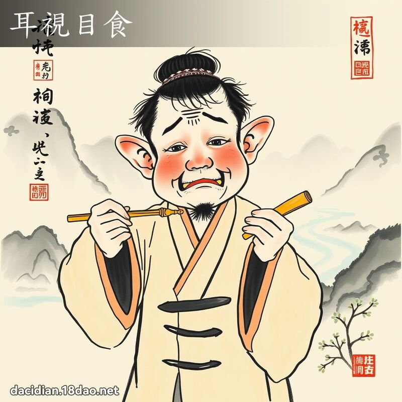 耳视目食 配图