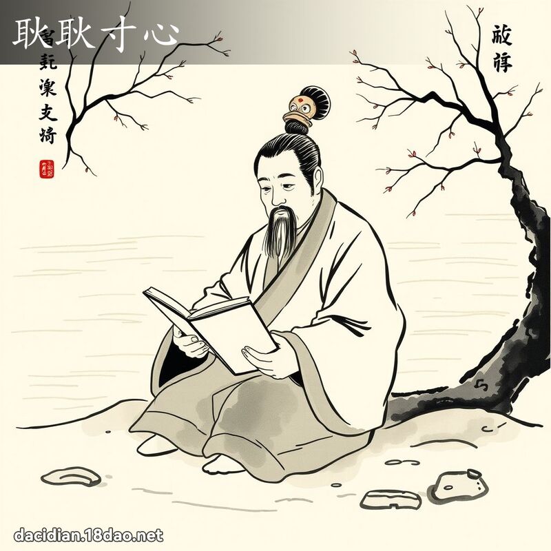 耿耿寸心 配图