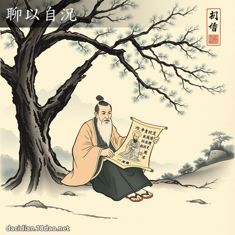 聊以自况 配图