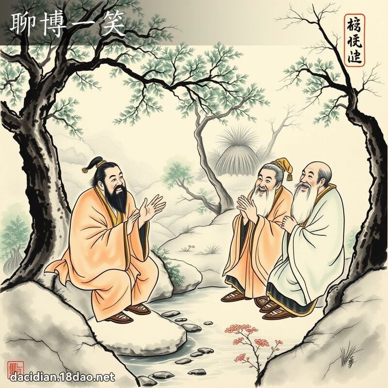 聊博一笑 配图