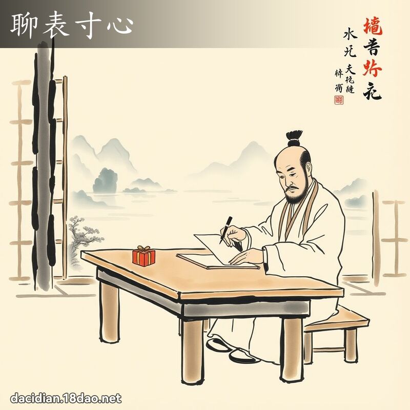聊表寸心 配图