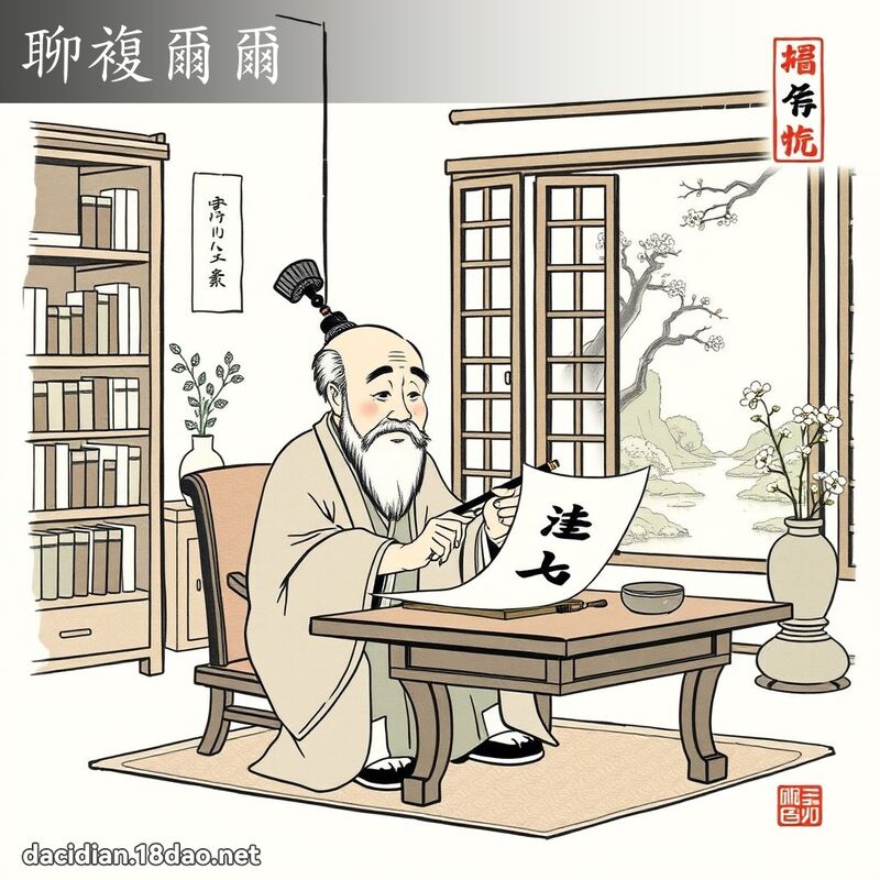 聊复尔尔 配图