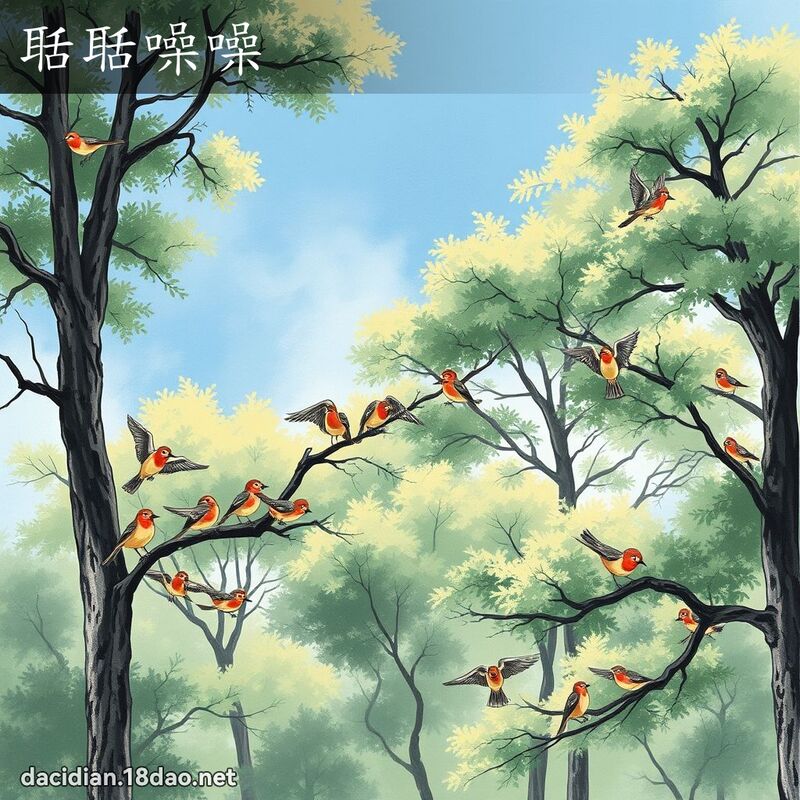聒聒噪噪 配图