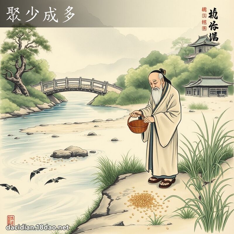 聚少成多 配图